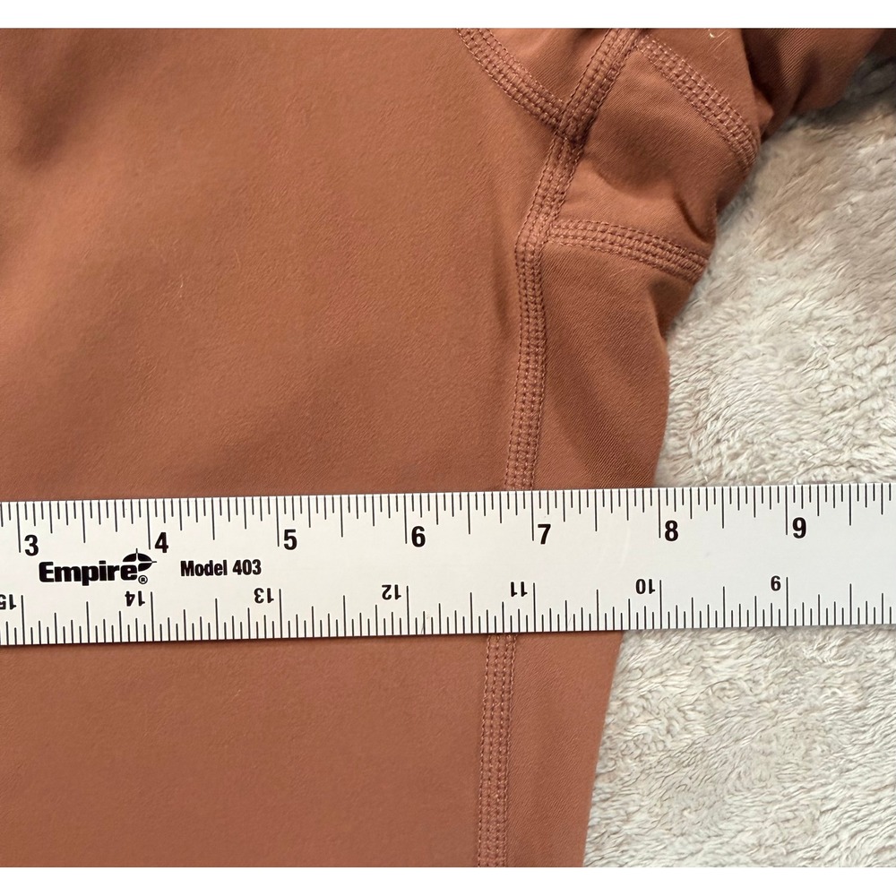 PrAna Women Heavana Pocket Leggings High Rise Rust Brown Small - Picture 7 of 9
